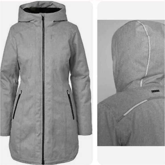 Athleta Gray Cascades Parka Jacket